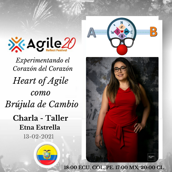 Experimentando El Corazón Del Corazón: Heart Of Agile como Brújula de cambio Agile20Reflect Festival