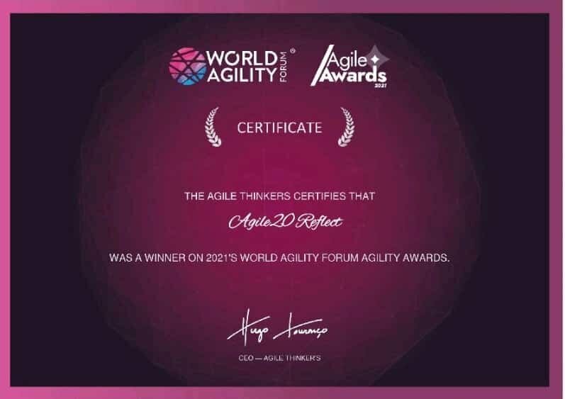 World Agility Forum 2021 Agility Award